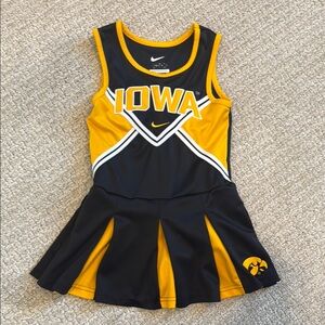 Iowa Hawkeye Nike Black and Gold Cheer Dress
